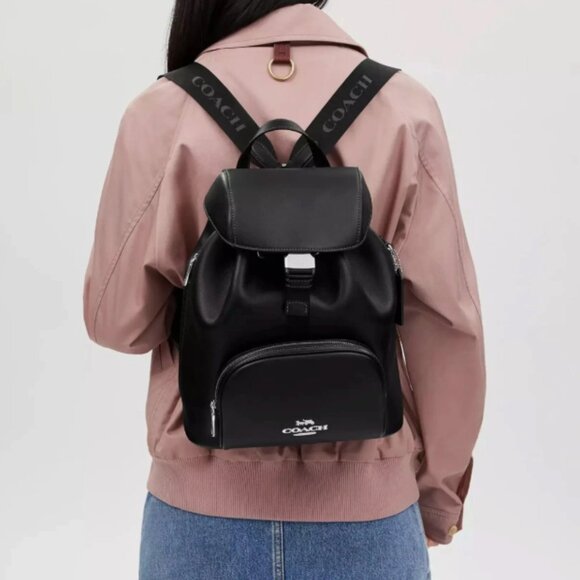 NWT Coach Pace Backpack In Signature Leather - Picture 6 of 16